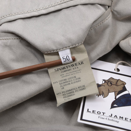 C.P. Company Baumwoll-Nylon Jacke Größe 50 Brust ca. 53,5cm - Beige/Braun