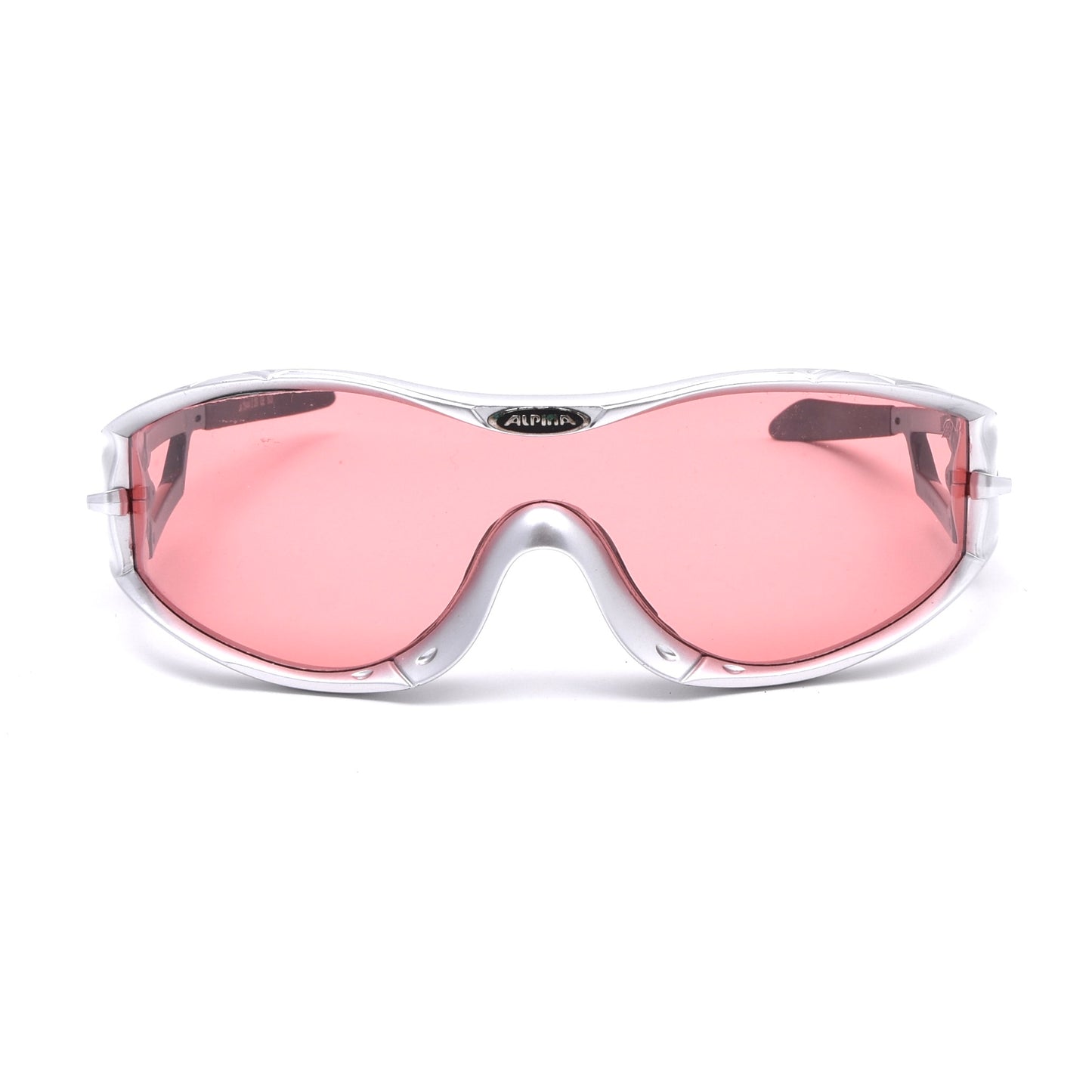 Alpina New Swing E 8720 Shield Radsport-Sonnenbrille – Silber