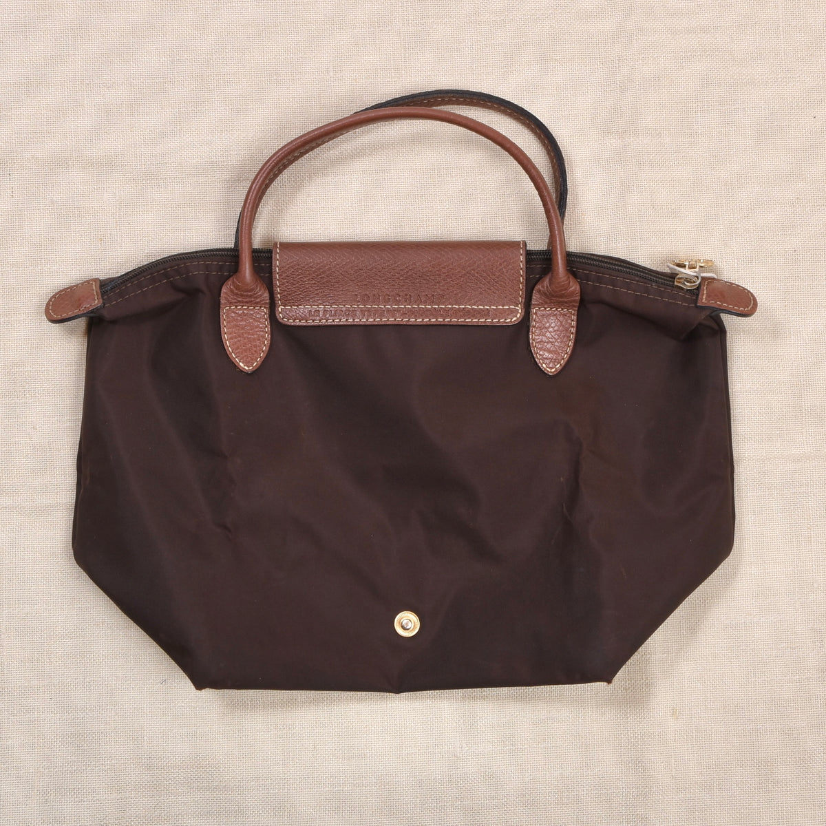 Longchamp Paris Le Pliage "Type S" Tasche ca. 32cm - Braun