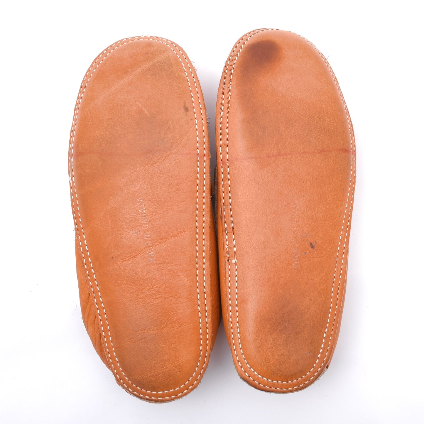Laurentian Chief Karibu Mokassins/Hausschuhe Größe 6 - Orange