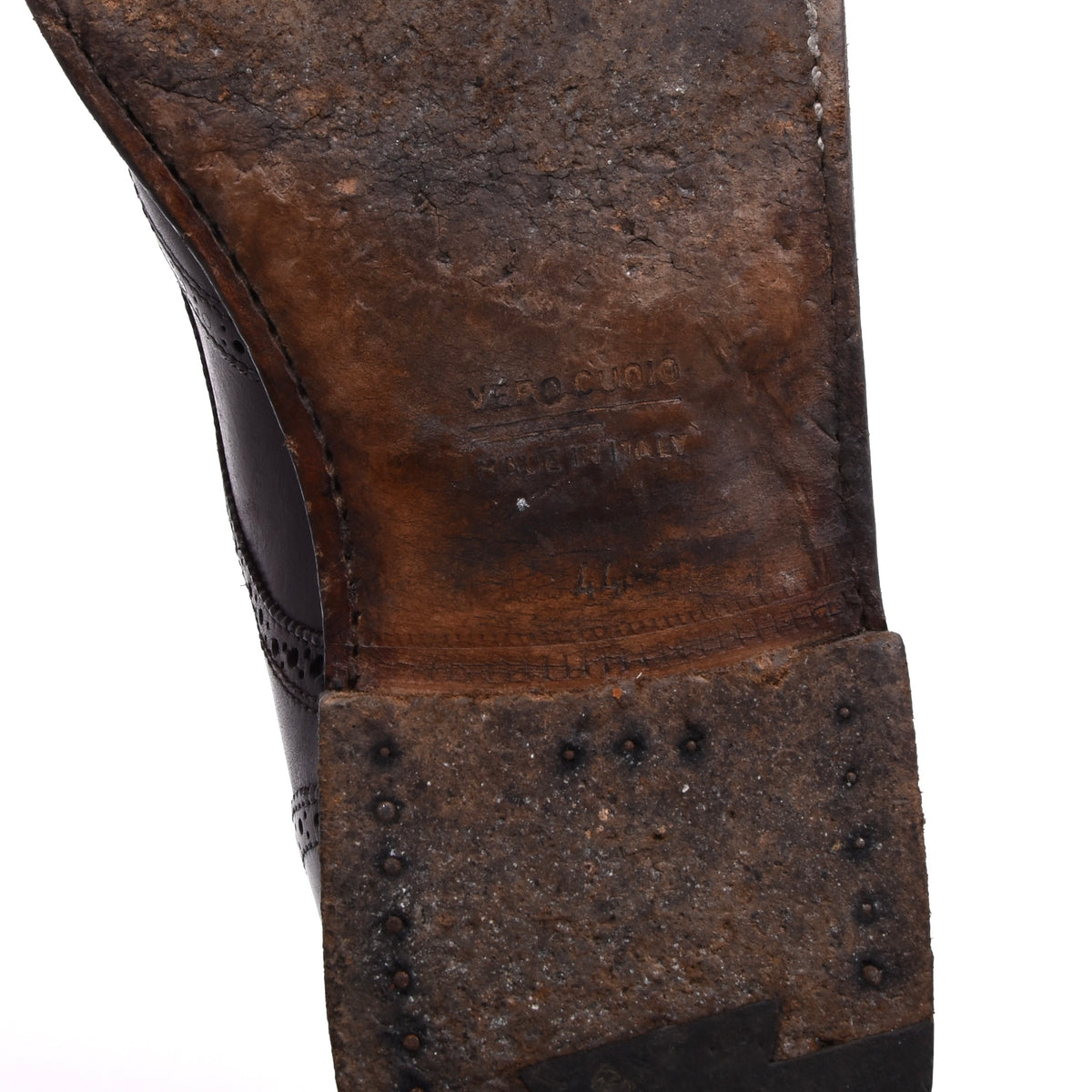 Lederer Brogue Stiefel Gr. 44 Made in Italy – Bordeaux