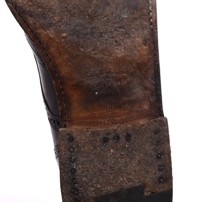 Lederer Brogue Stiefel Gr. 44 Made in Italy – Bordeaux