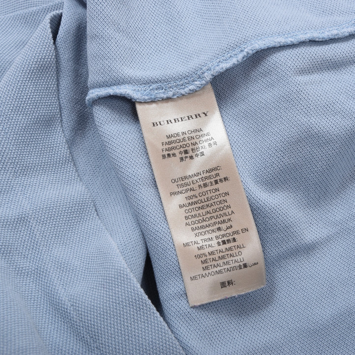 Burberry London 3x Polo Shirts Size S ca. 47-55cm - Blue/Yellow/Navy