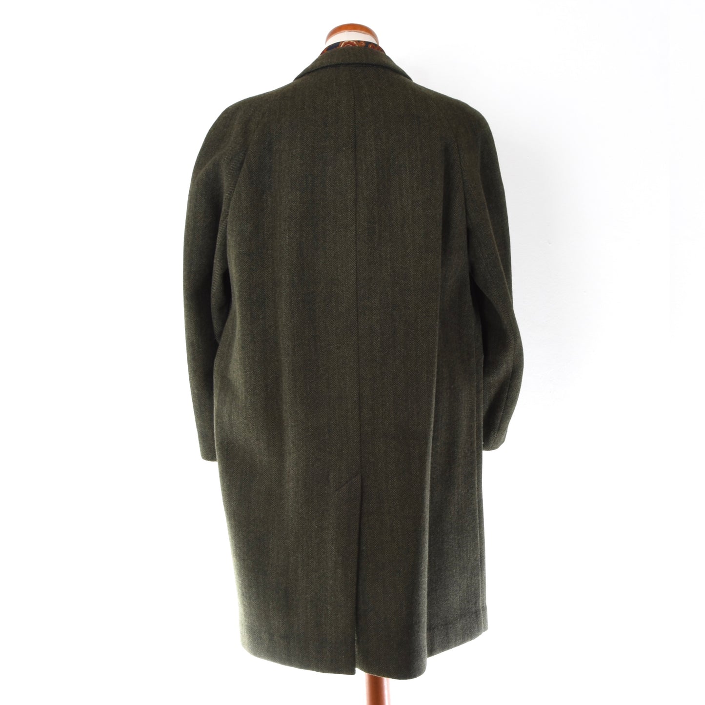 Roberts of Selkirk Tweed Overcoat Size 54 - Forrest Green