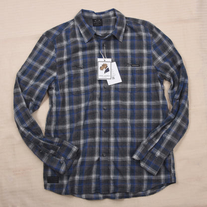 Oakley Cotton Flannel Shirt Size S - Blue/Grey Plaid