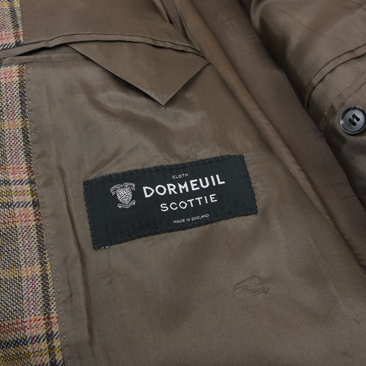 Bespoke Dormeuil Scottie Wool Jacket Size ca. 54/54L
