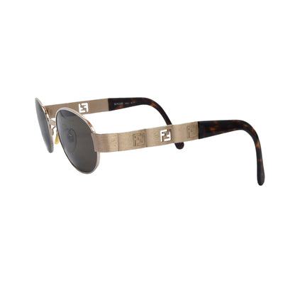 Vintage Fendi 7160 Col. H16 Sunglasses - Gold