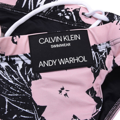 Neu mit Etikett: Andy Warhol x Calvin Klein Badehose, Größe M – Pink Hibiscus