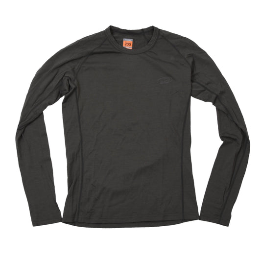 Icebreaker Bodyfit 200 100% Merinowolle Shirt Größe S ca. 45,5cm - Grün