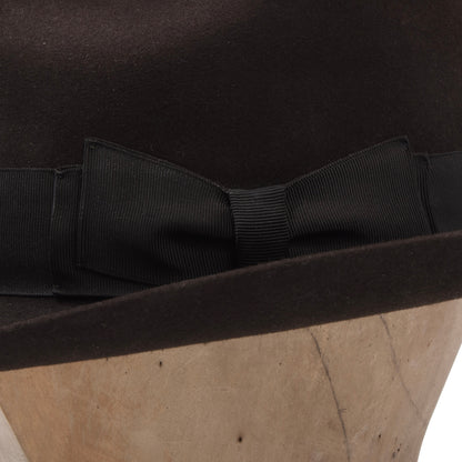 Vintage Parker Hut 6cm Krempe Größe 56 - Braun