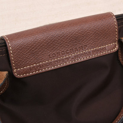 Longchamp Paris Le Pliage "Type S" Tasche ca. 32cm - Braun