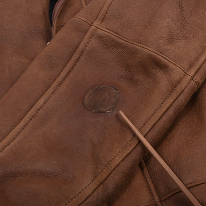 Bugatti Shearling Jacket Size 56 - Brown
