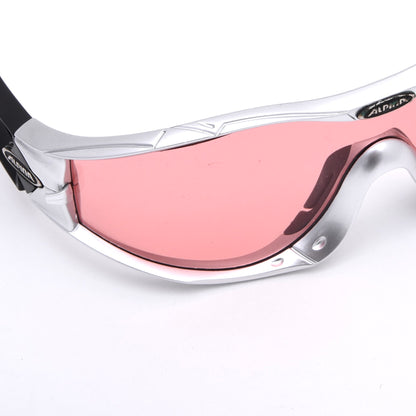 Alpina New Swing E 8720 Shield Radsport-Sonnenbrille – Silber