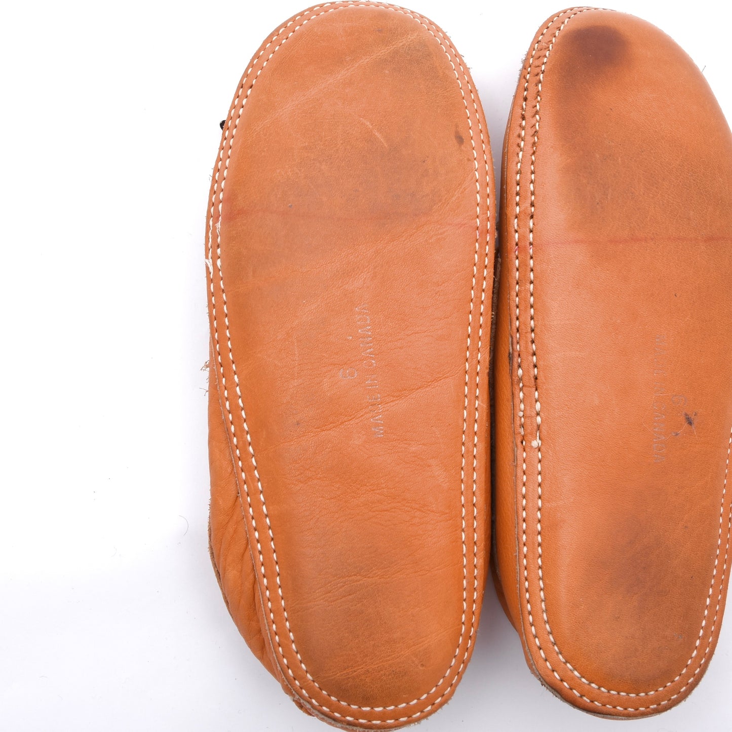Laurentian Chief Karibu Mokassins/Hausschuhe Größe 6 - Orange
