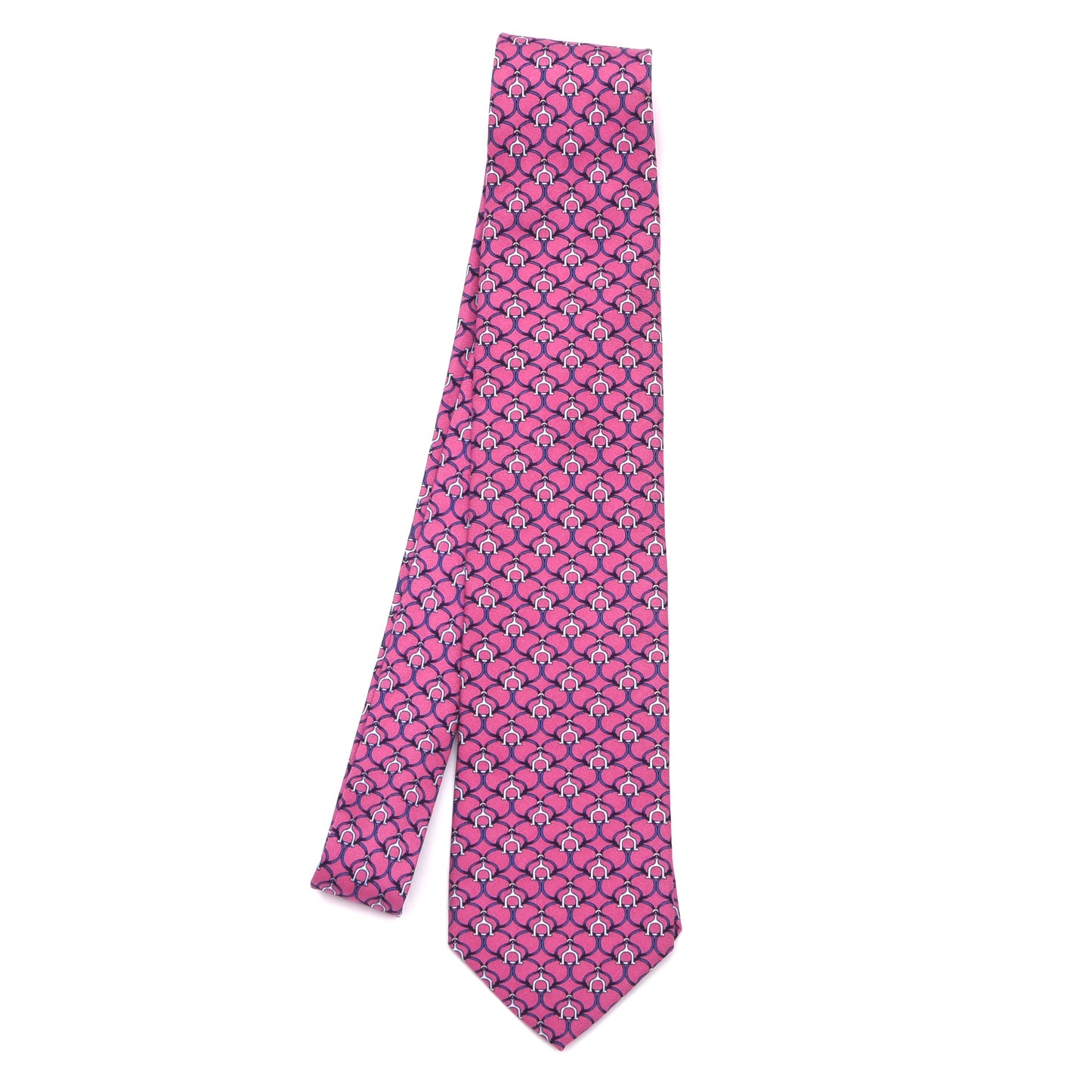 Brooks Brothers 346 Seidenkrawatte Made in USA - Pink Pferdesport