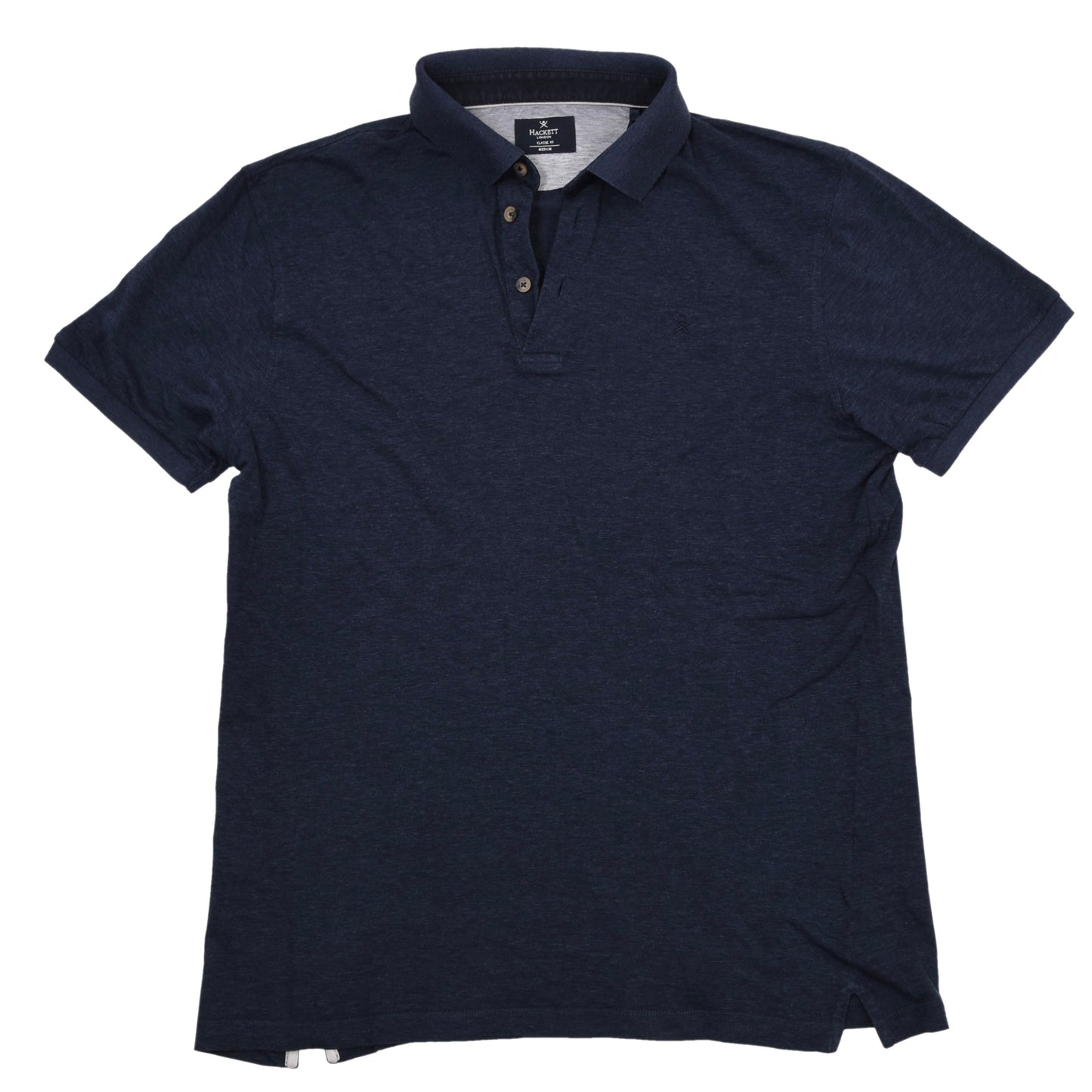 Hackett London 2x Polo Shirts Size M Classic Fit  ca. 52.5-53cm - Navy Blue/Green