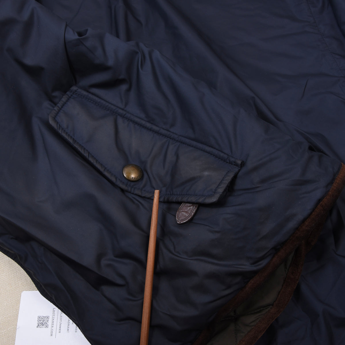 Vintage Polo Ralph Lauren Wendbare Steppjacke Gr. L - Grün/Marineblau