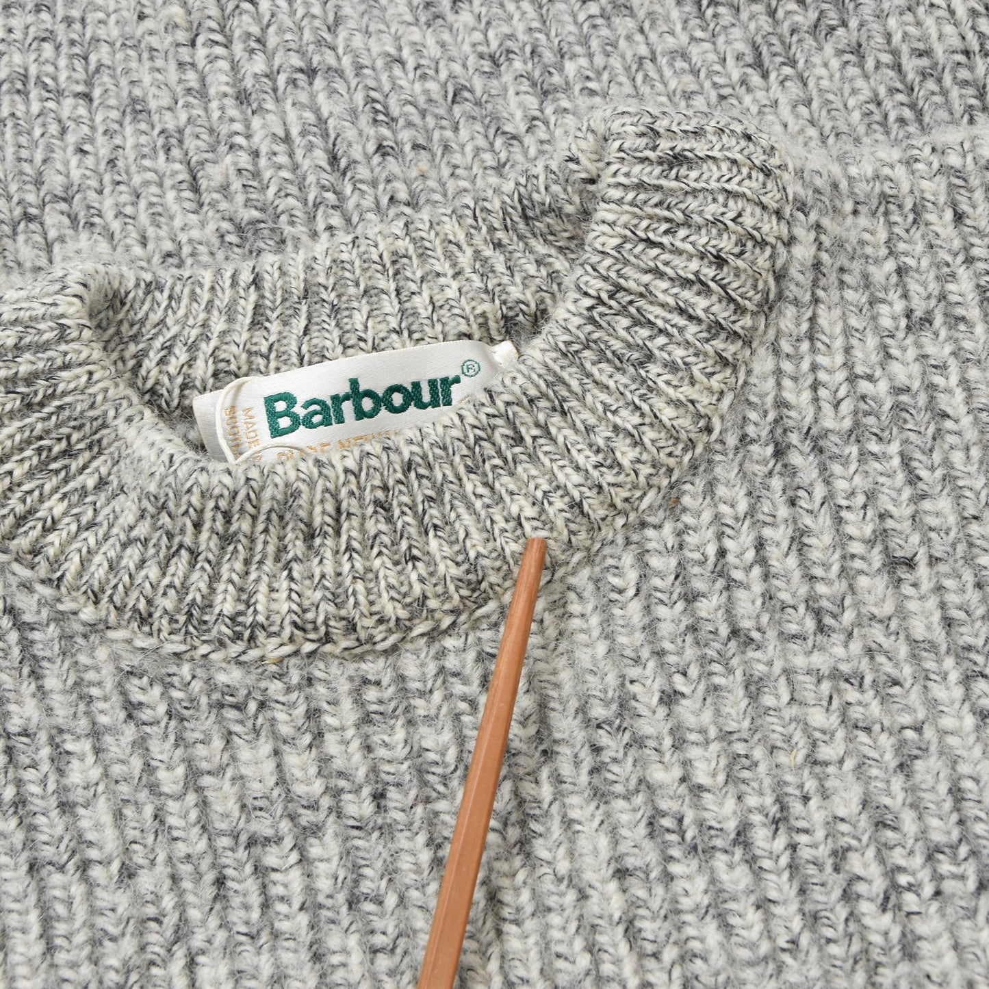 Barbour D482 Wool Sweater Size C44/112cm Chest ca. 55.5cm