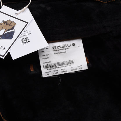 Bugatti Shearling Jacket Size 56 - Brown
