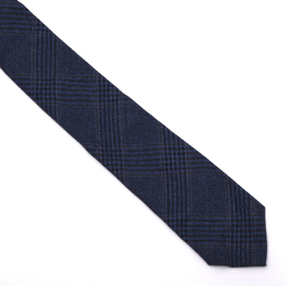 Brooks Brothers Wollkrawatte Made in USA - Blau Plaid