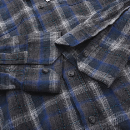 Oakley Cotton Flannel Shirt Size S - Blue/Grey Plaid