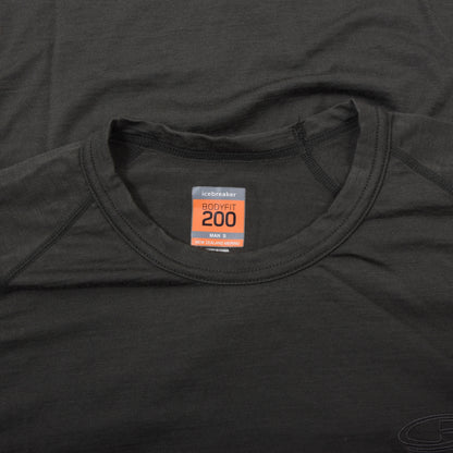 Icebreaker Bodyfit 200 100% Merino Wool Shirt Size S ca. 45.5cm - Green