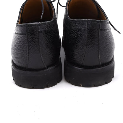 Lederer Split Toe Norweger Schuhe Gr. 42 – Schwarz