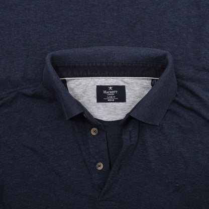 Hackett London 2x Polo Shirts Size M Classic Fit  ca. 52.5-53cm - Navy Blue/Green