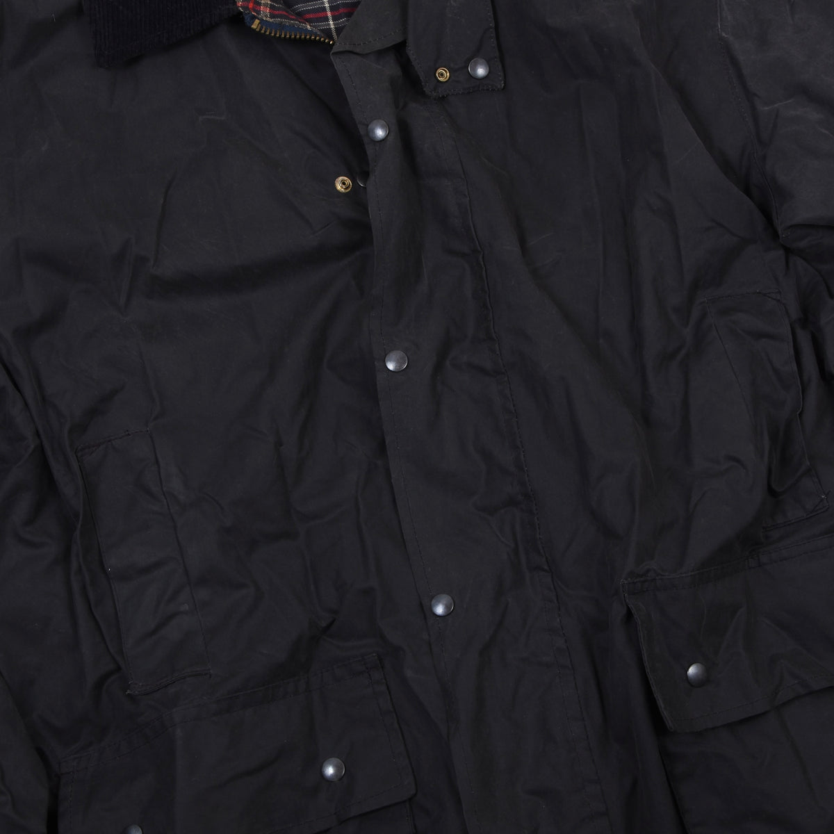 Hamilton Exclusive Waxed Jacket Size XXL Chest 79.5cm Made in England - Navy Blue