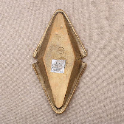 Vintage Messing-Ablageschale von Candela