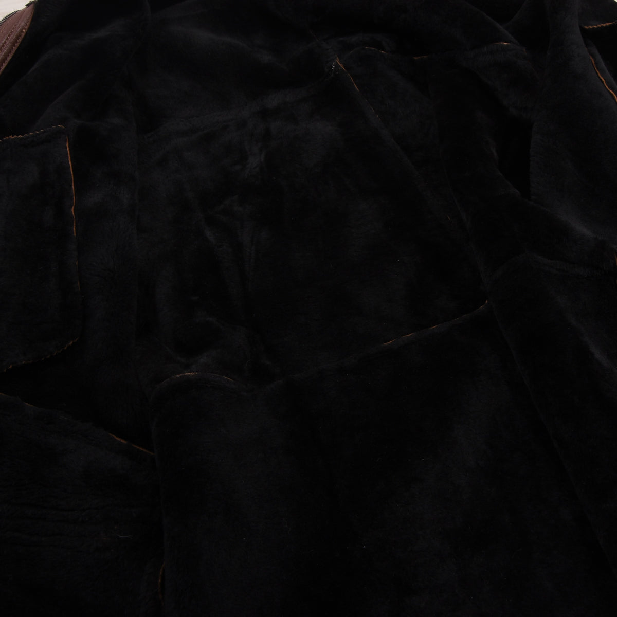 Bugatti Shearling Jacket Size 56 - Brown