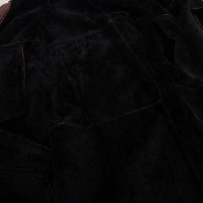 Bugatti Shearling Jacket Size 56 - Brown