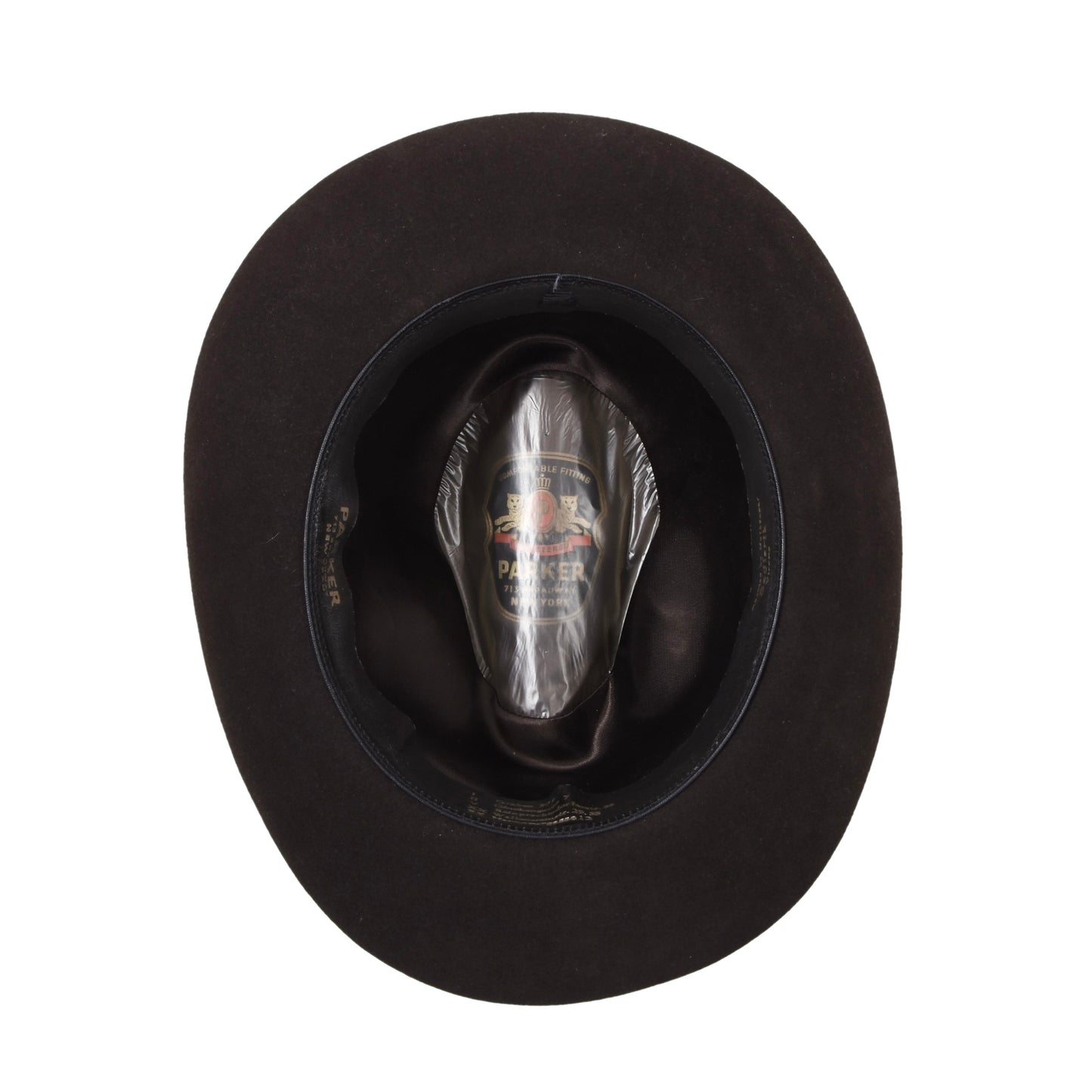 Vintage Parker Hut 6cm Krempe Größe 56 - Braun