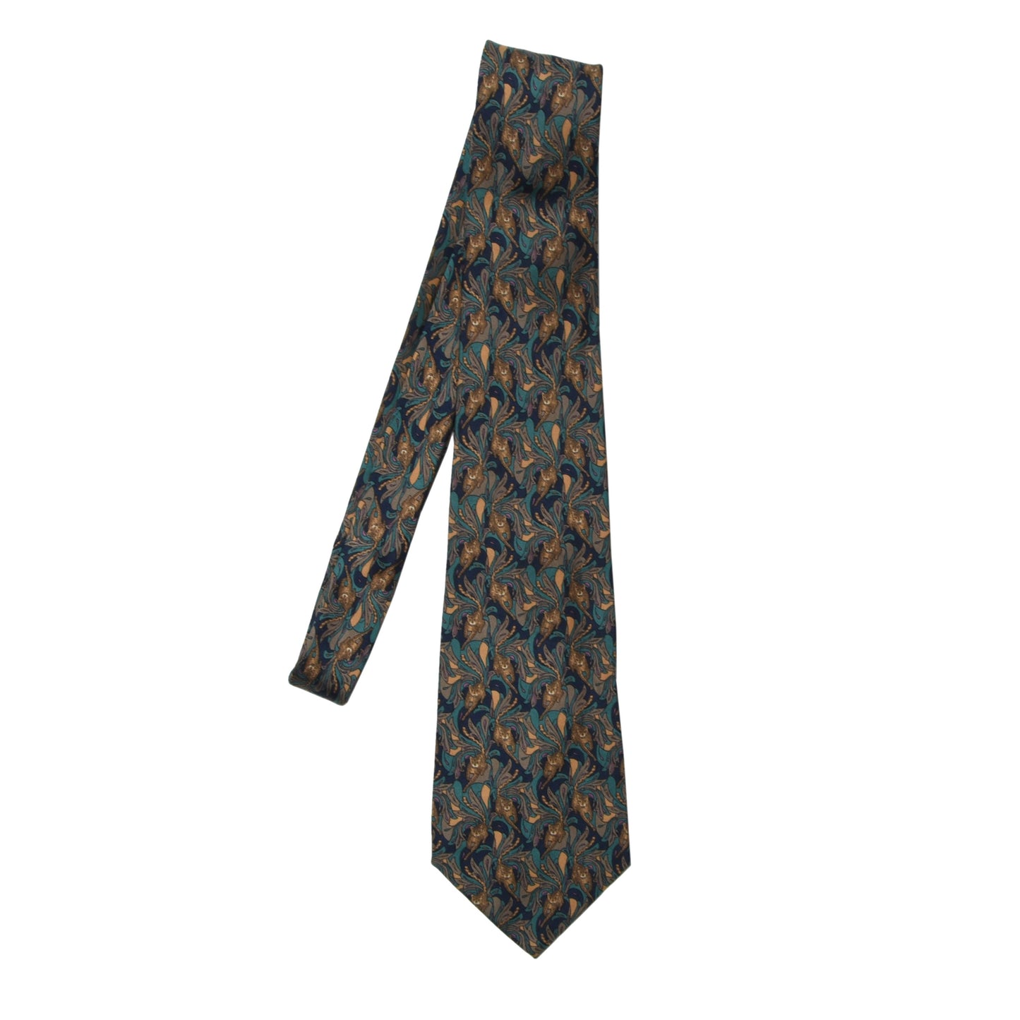 Salvatore Ferragamo Silk Tie ca. 144.5cm/9cm - Jaguar