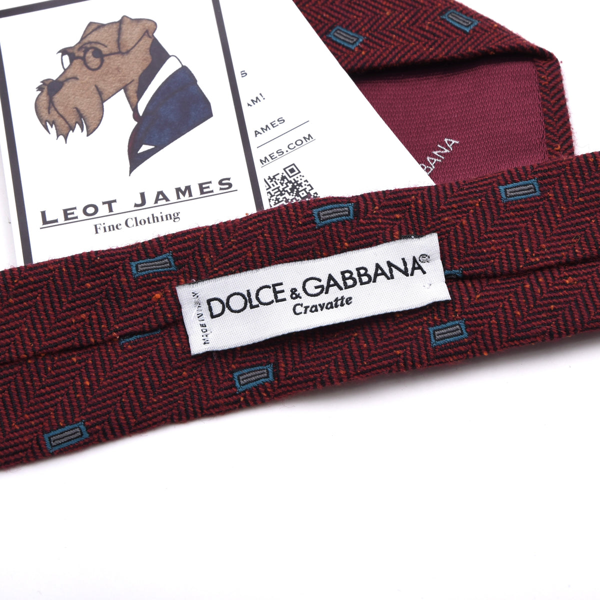 Dolce & Gabbana Silk-Wool-Viscose Tie Made in Italy