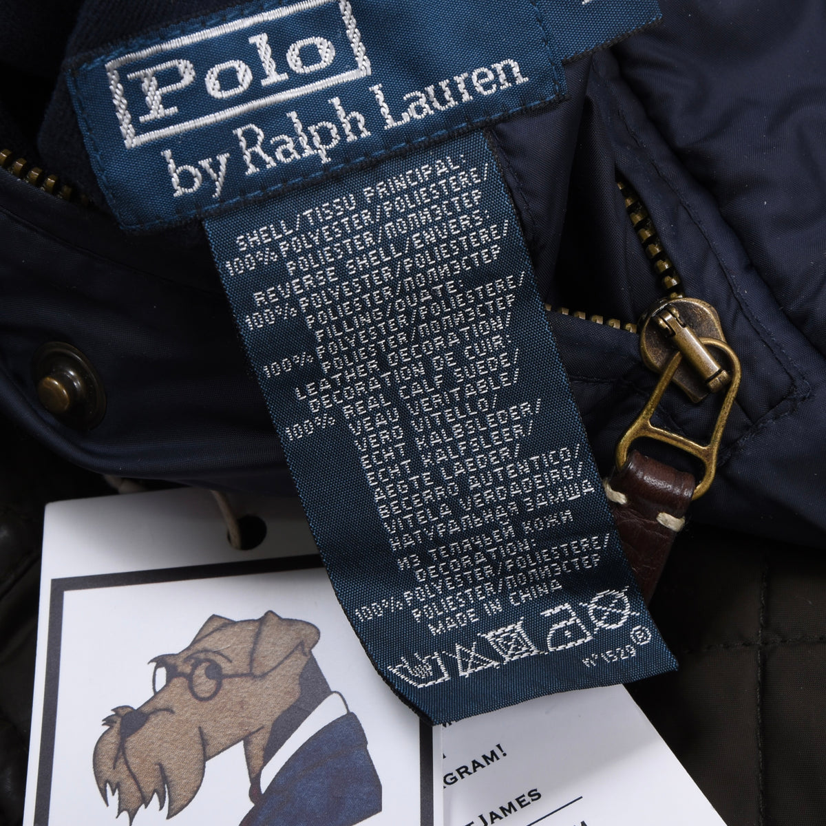 Vintage Polo Ralph Lauren Wendbare Steppjacke Gr. L - Grün/Marineblau