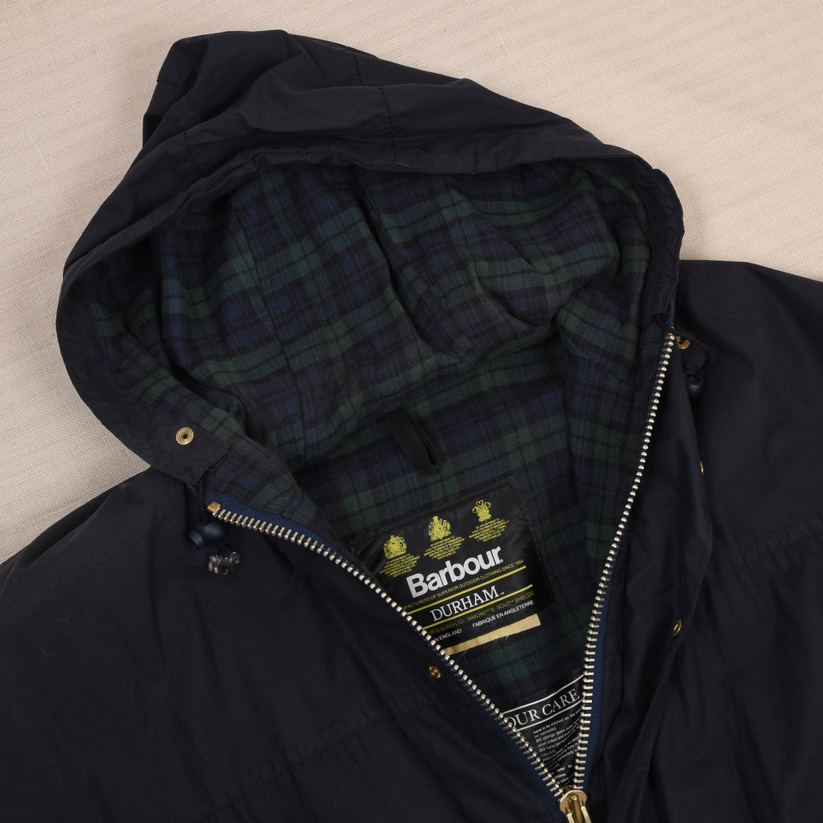 Vintage Barbour Durham Made in England - Navy