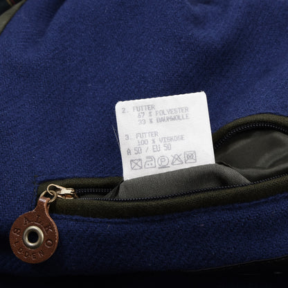 Vintage SALKO Wollmischung Jacke Brust 66,5cm - Grün