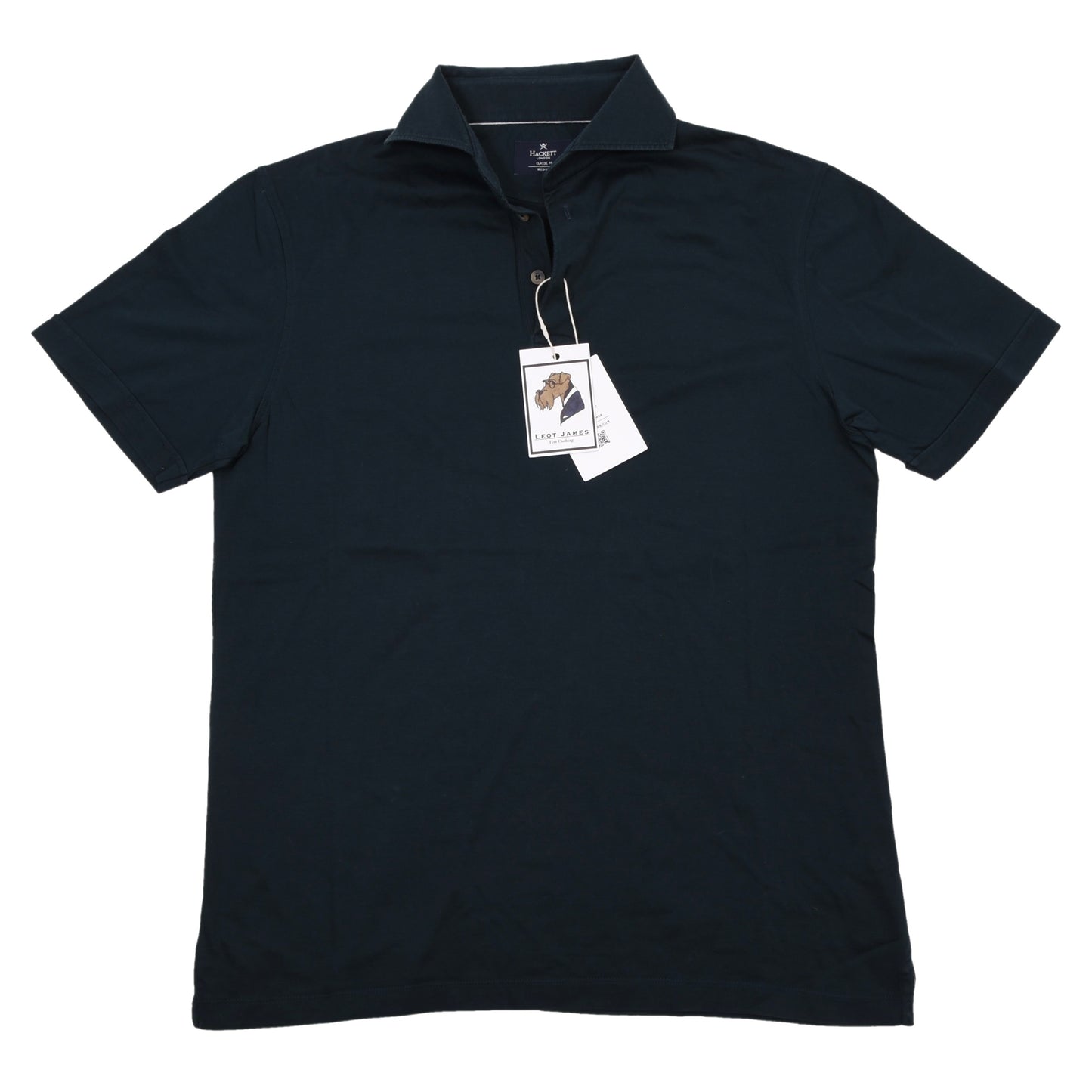 Hackett London 2x Polo Shirts Size M Classic Fit  ca. 52.5-53cm - Navy Blue/Green