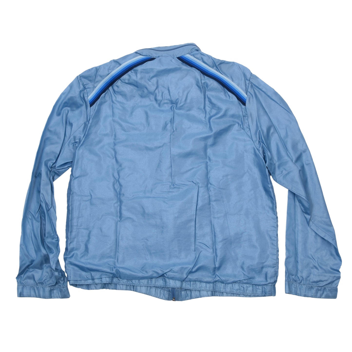 Vintage Mercedes-Benz Nylonjacke mit Frottee-Futter Größe 50 ca. 58cm - Hellblau
