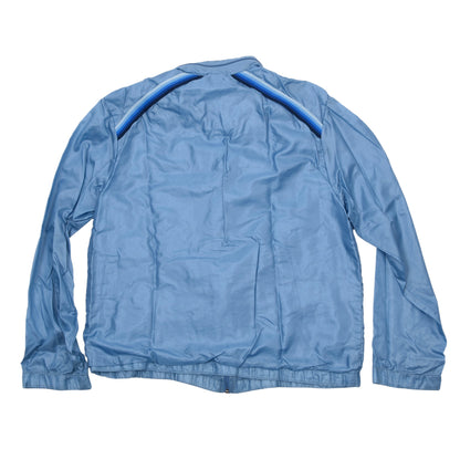 Vintage Mercedes-Benz Nylonjacke mit Frottee-Futter Größe 50 ca. 58cm - Hellblau