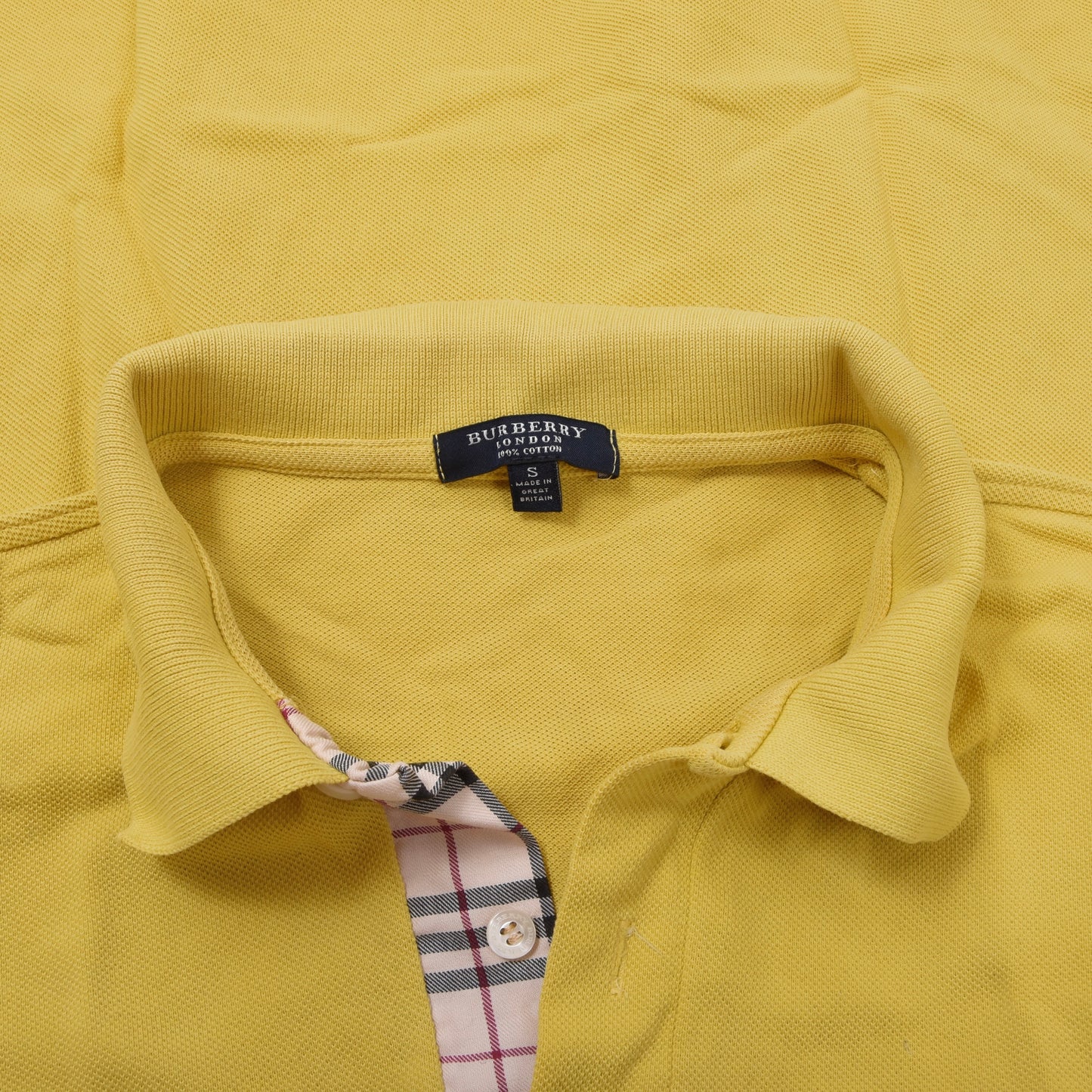 Burberry London 3x Polo Shirts Size S ca. 47-55cm - Blue/Yellow/Navy