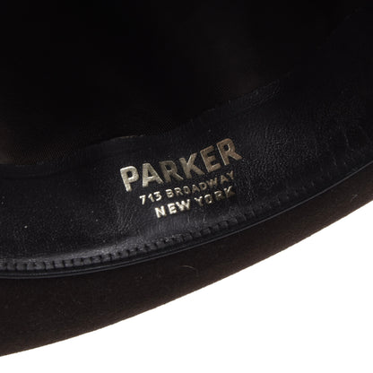 Vintage Parker Hut 6cm Krempe Größe 56 - Braun