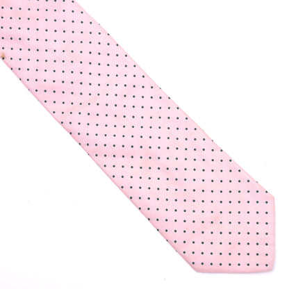 Gössl Silk Tie ca. 145.5cm/9.5cm - Pink Polka Dot