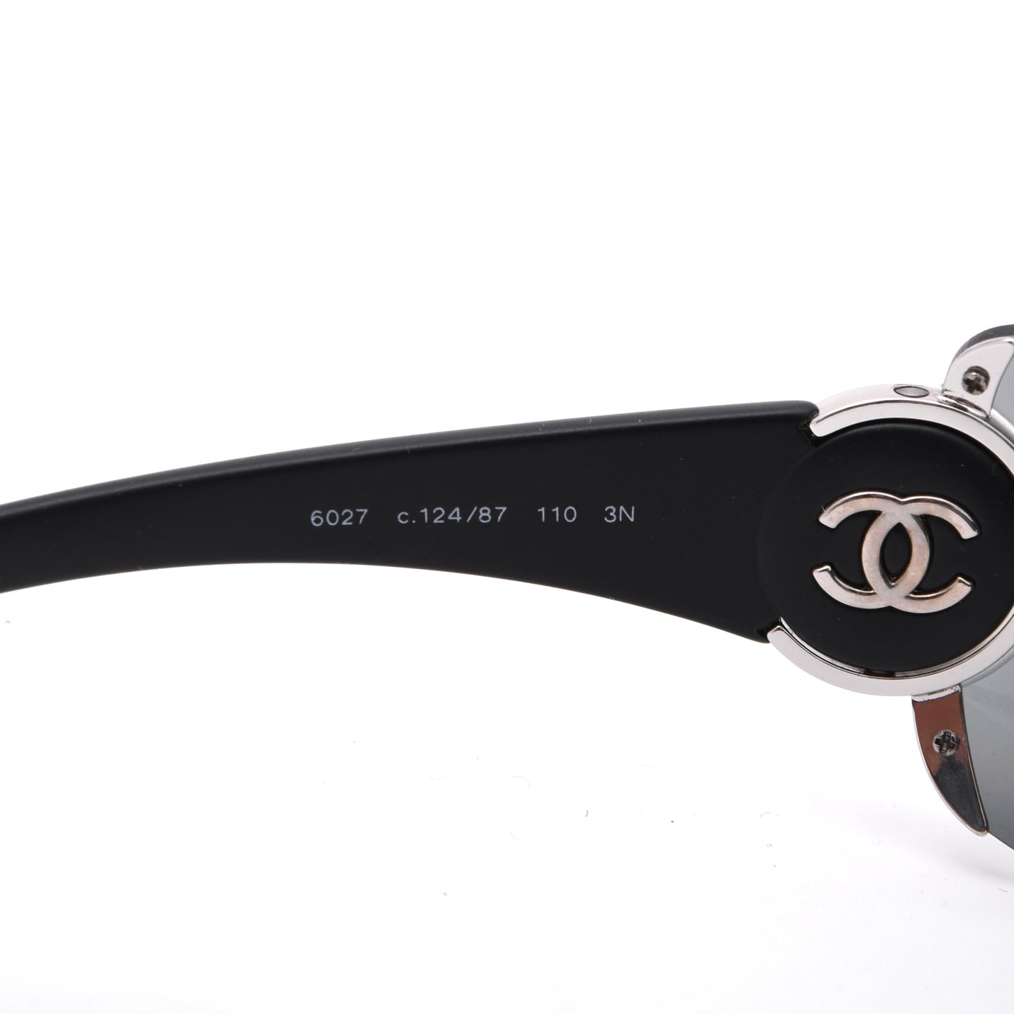 Vintage Chanel Y2K Sunglasses Mod. 6027 - Black/Grey