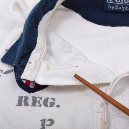Polo Ralph Lauren & Lacoste 2x Polo Shirts Size XL ca. 56.5cm - Black & White