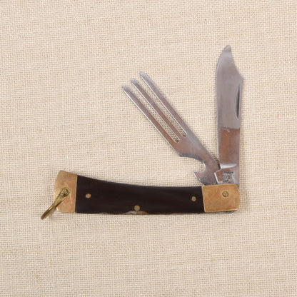 Vintage Picknick-Taschenmesser mit Horngriff