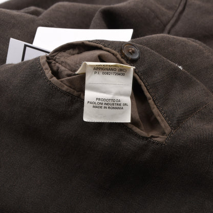 Paoloni Leinenmischung Sakko Größe 54 - Braun