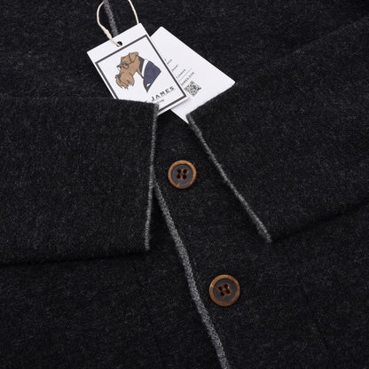 Grasegger Wollstrickjacke/Trachtenweste Größe 50 ca. 55cm - Grau