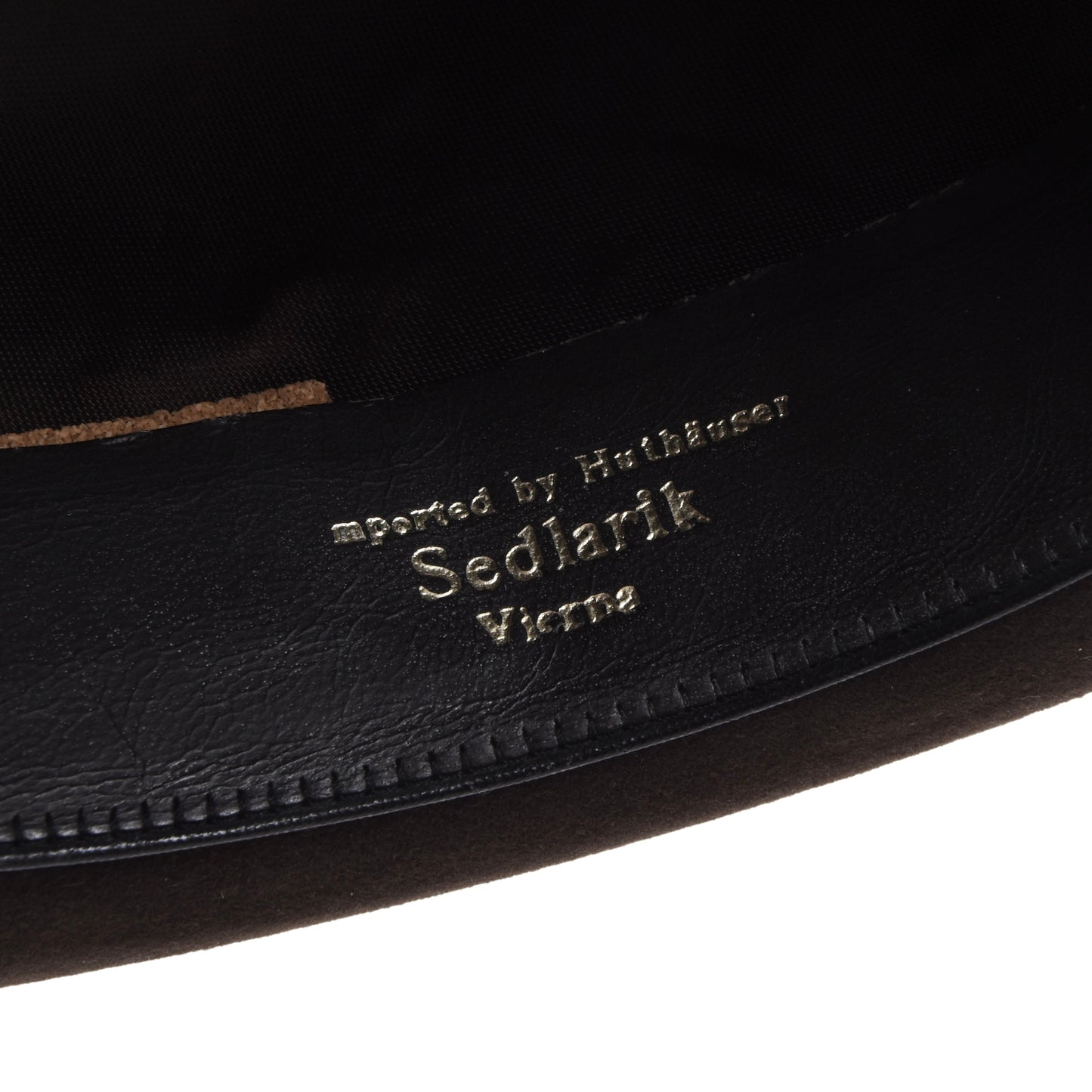 Vintage Parker Hut 6cm Krempe Größe 56 - Braun